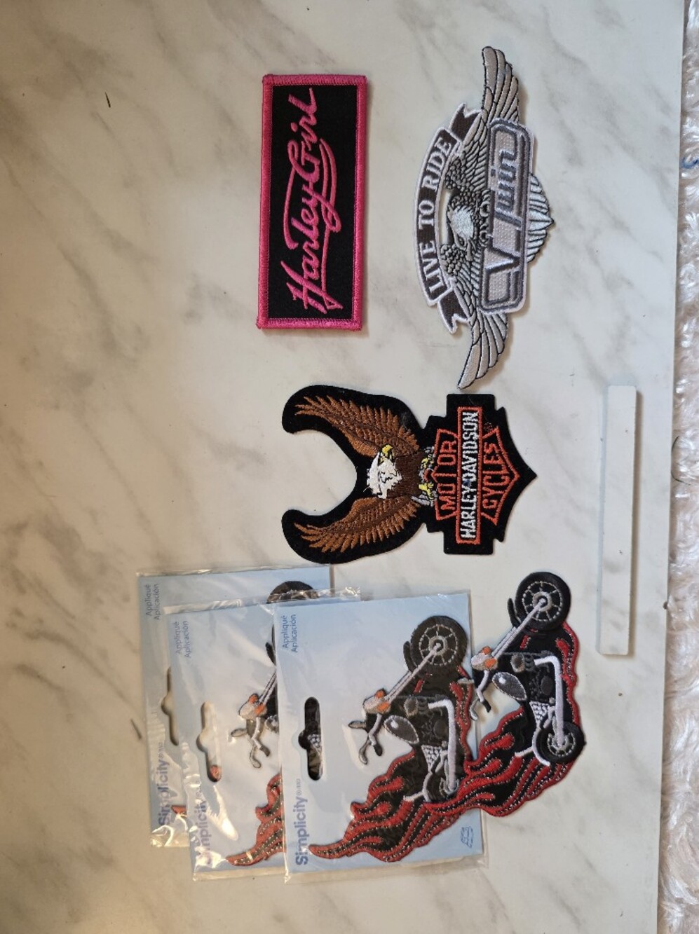 7 Harley-Davidson Patches